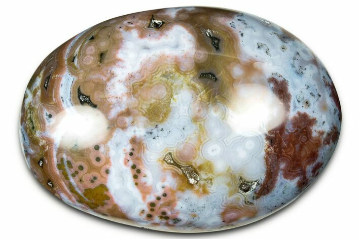 Polished Ocean Jasper Stone - Madagascar #329964